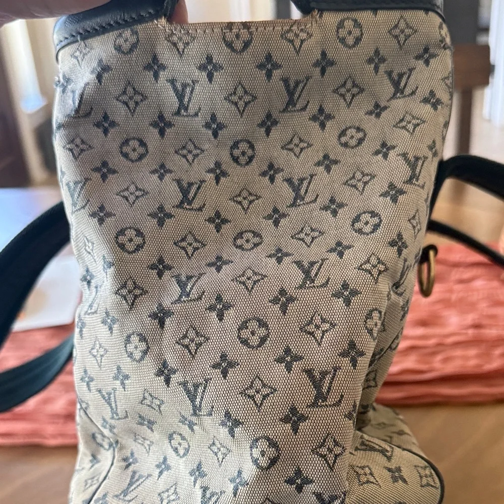 Louis Vuitton Mini Lin Canvas Satchel - Picture 6 of 12